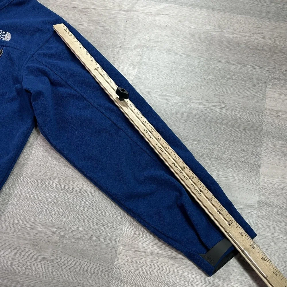 The North Face Jacket Mens XL Blue Fleece Full Zip‎ Lined Pockets Outdoor Warm